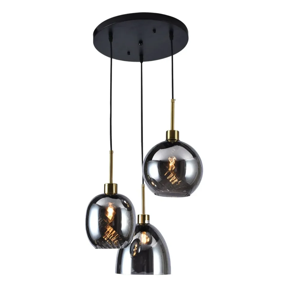 Mist Pendant 3LS E27 SMOKY ABR