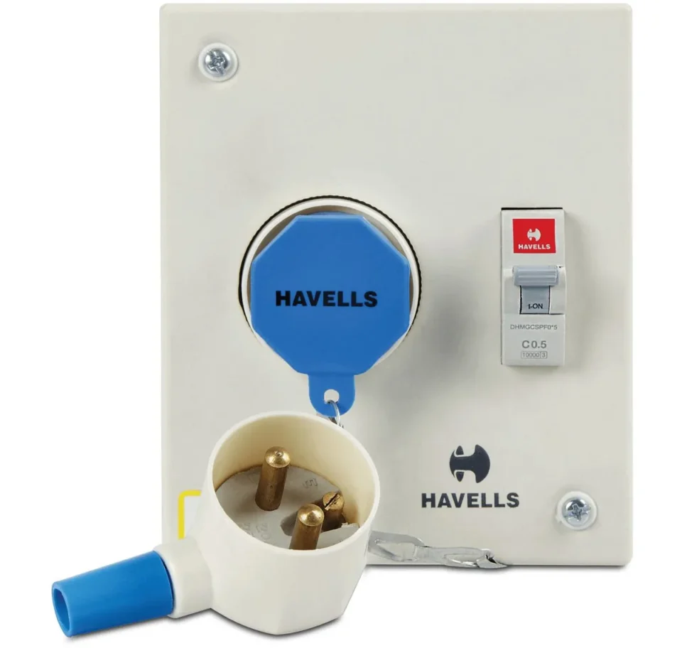 plug and socket box with plastic plug spn