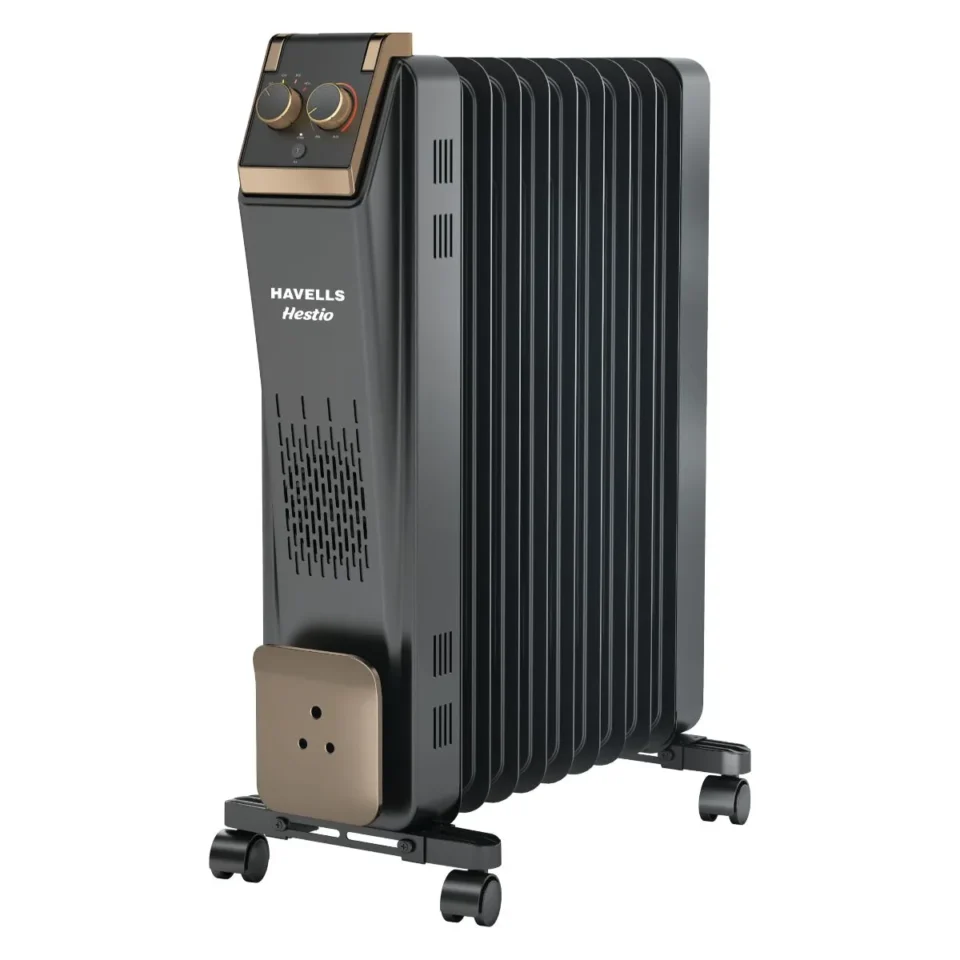 Hestio 9 Straight Fins Oil Filled Room Heater