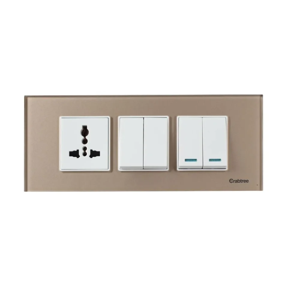 6 M Cover Plate Stone Beige