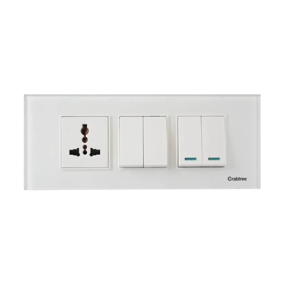 6 M Glass Cover Plate Arctic White