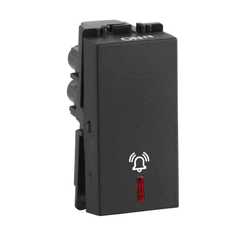10 AX Bell Push with Ind. Switch