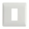1 M Coral White Plate