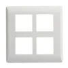 8 M Coral White Plate (V)