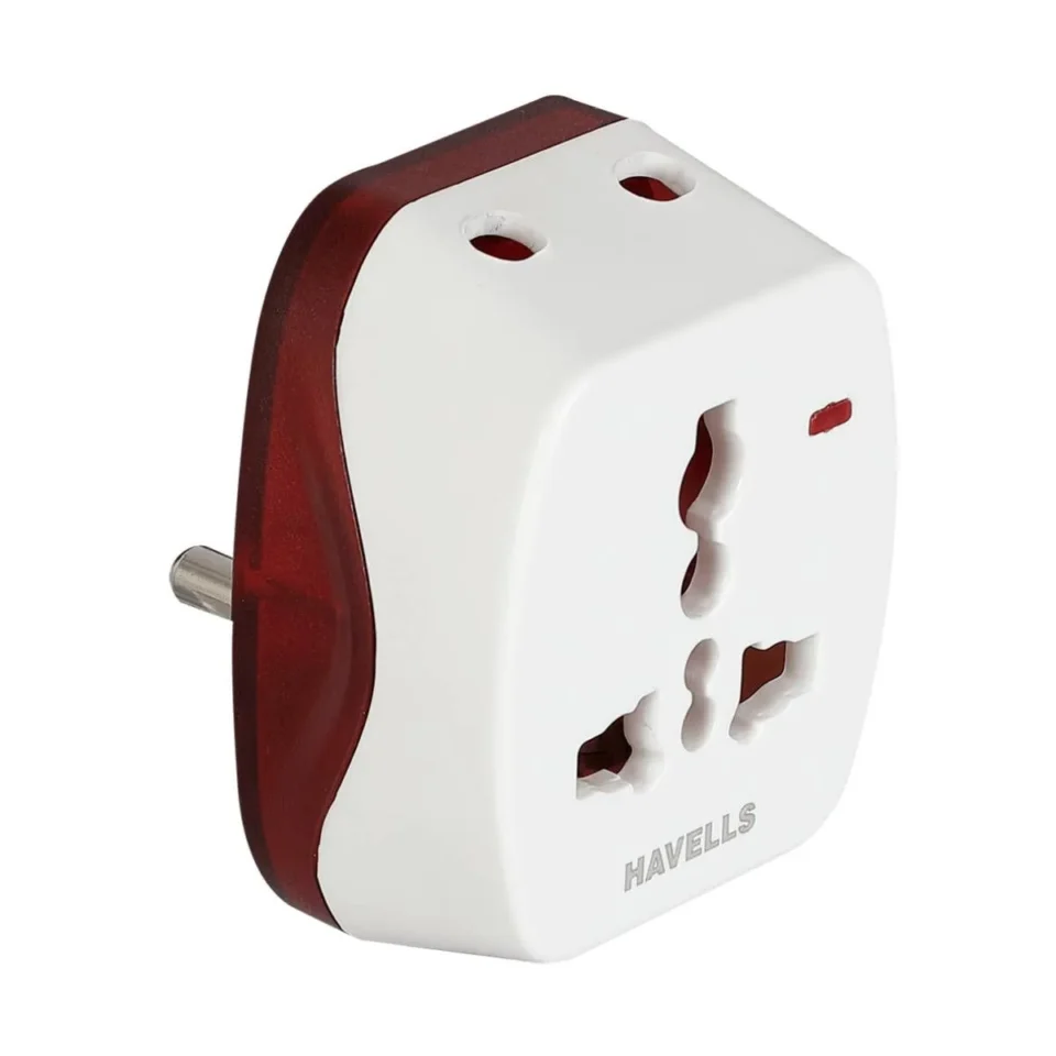 6 A 2 Pin Universal Adaptor With Indicator