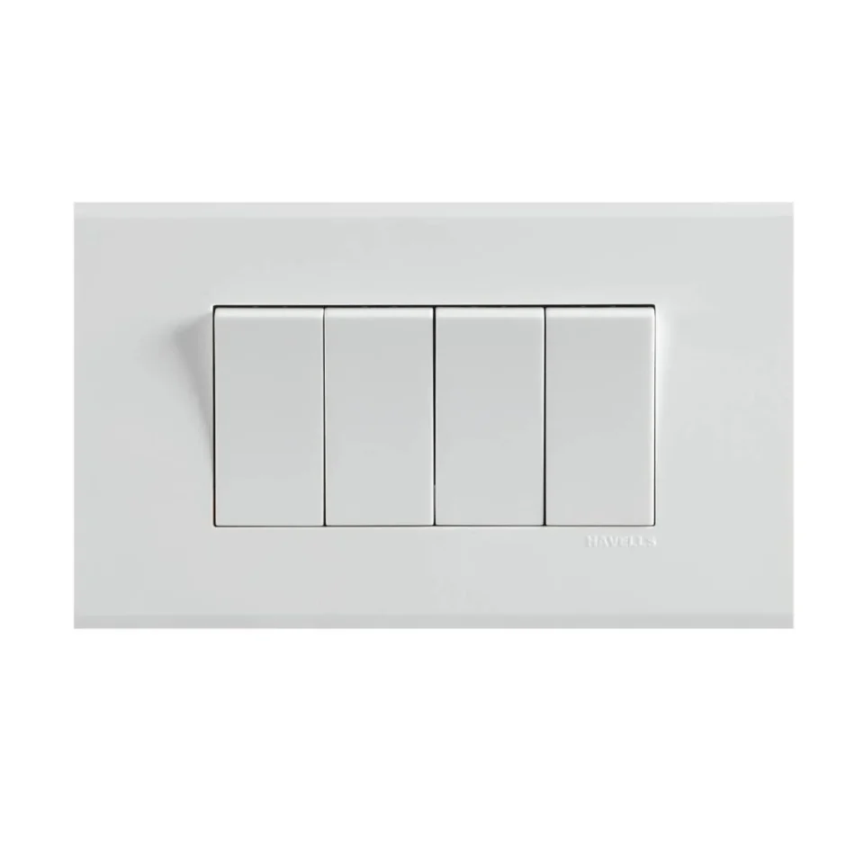 4 M Outer White Plate