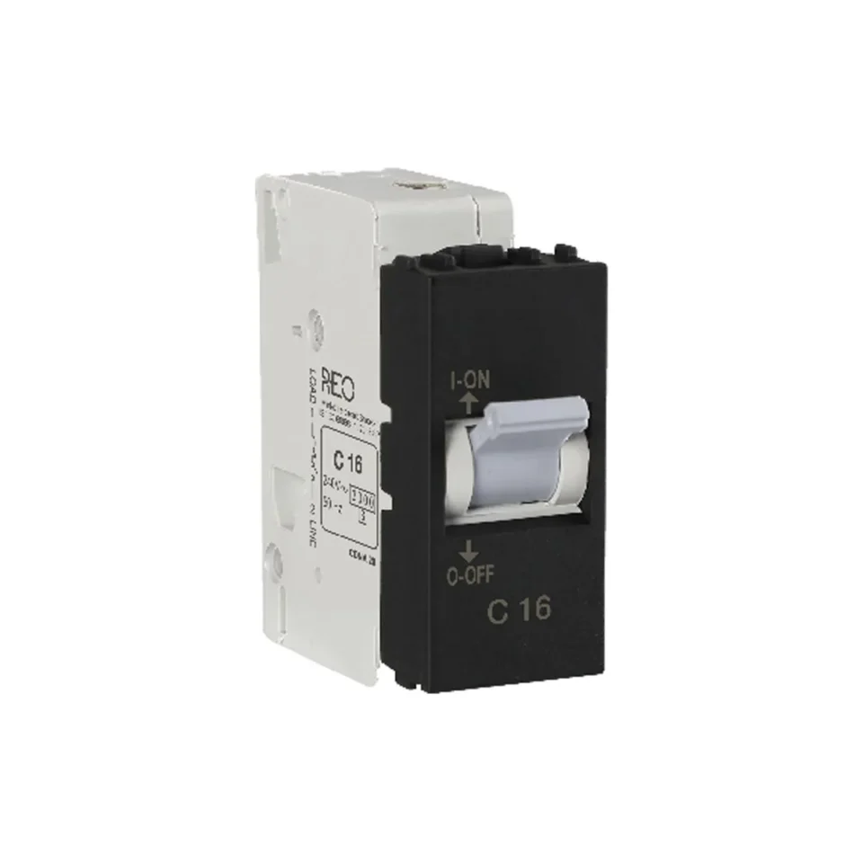 16 A Mini MCB (Soot Black)