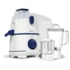 Rigo 500 W Juicer Mixer Grinder White-Dark Blue, 2 Jar