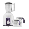 Hexo 1000 W Mixer Grinder White & Purple, 3 Jar