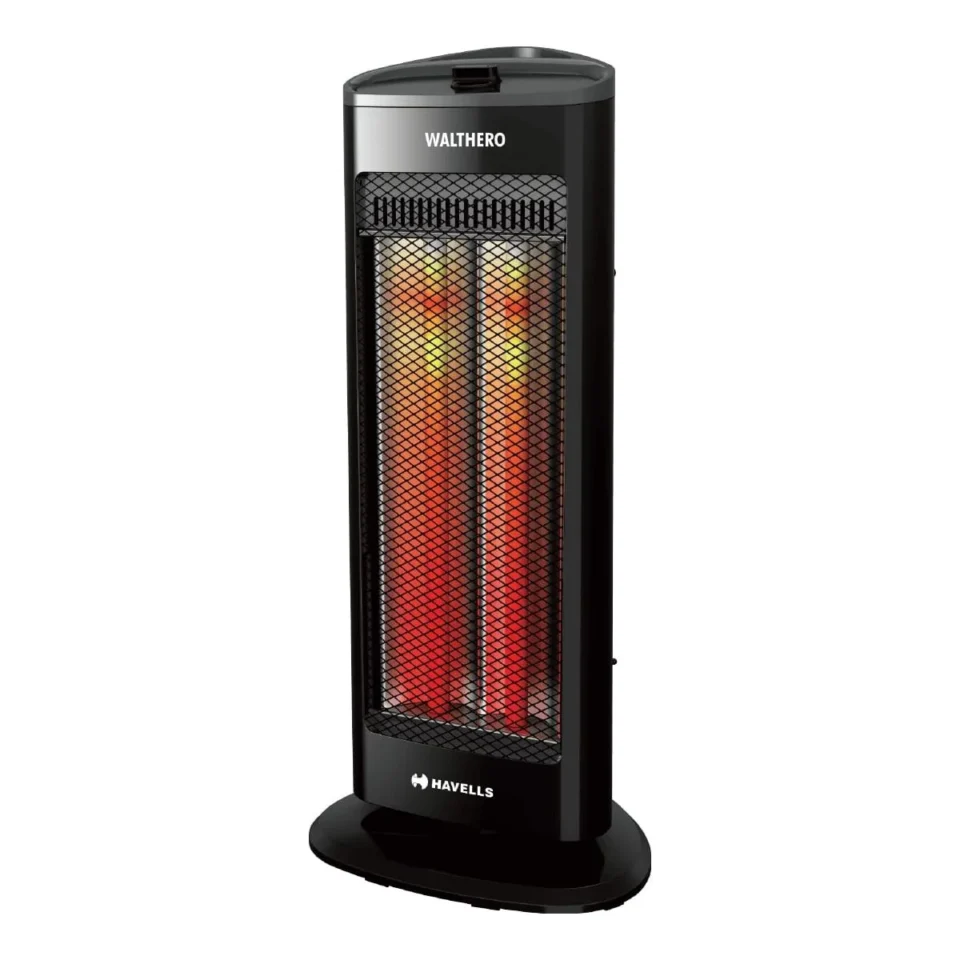 Walthero Carbon Room Heater 1000 W Black