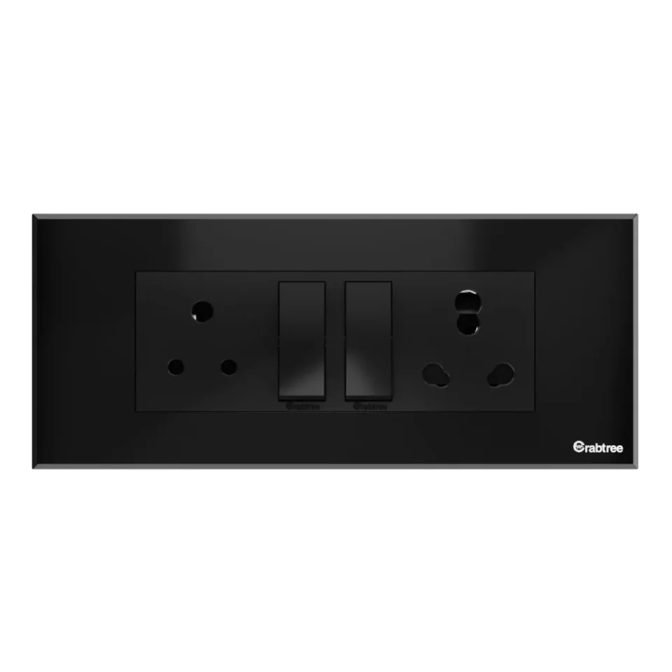 6 M Combined Plate Magnus ACR Glossy Black