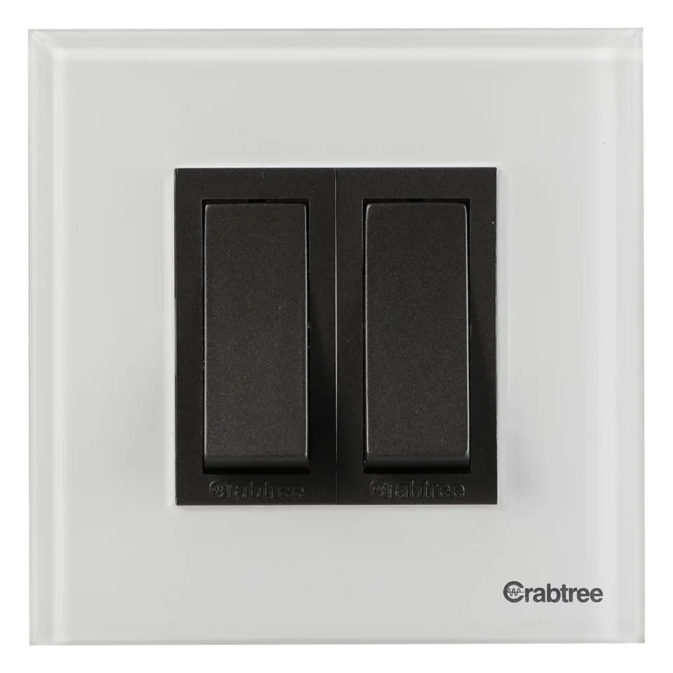 2 M Combined Plate Magnus ACR Glossy White
