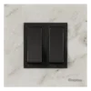 2 M Combined Plate Magnus Acrylic Matt Marble