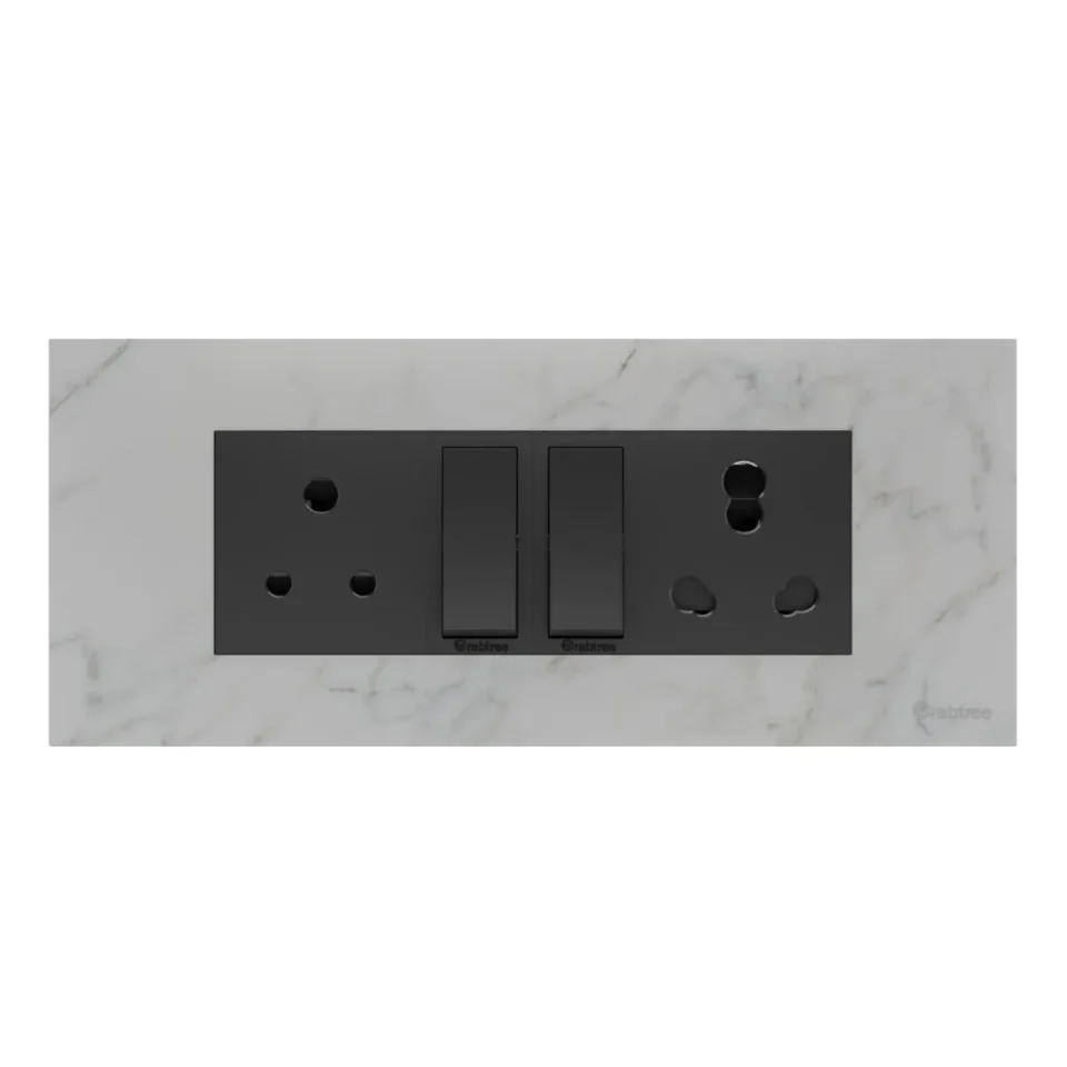 6 M Combined Plate Magnus Acrylic Matt Marble