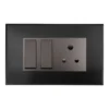 4 M Combined Plate Magnus ACR Glossy Black
