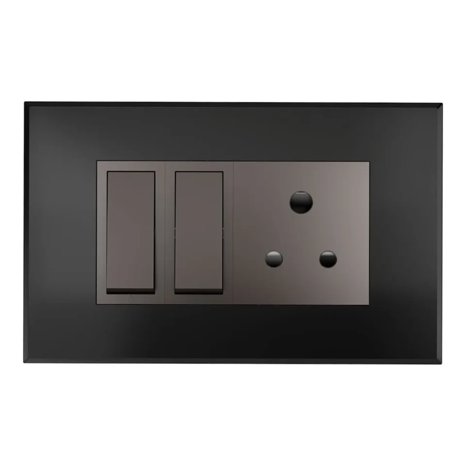 4 M Combined Plate Magnus ACR Glossy Black