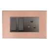 4 M Combined Plate Magnus ACR Glossy Brown