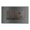 4 M Combined Plate Magnus ACR Steel Grey