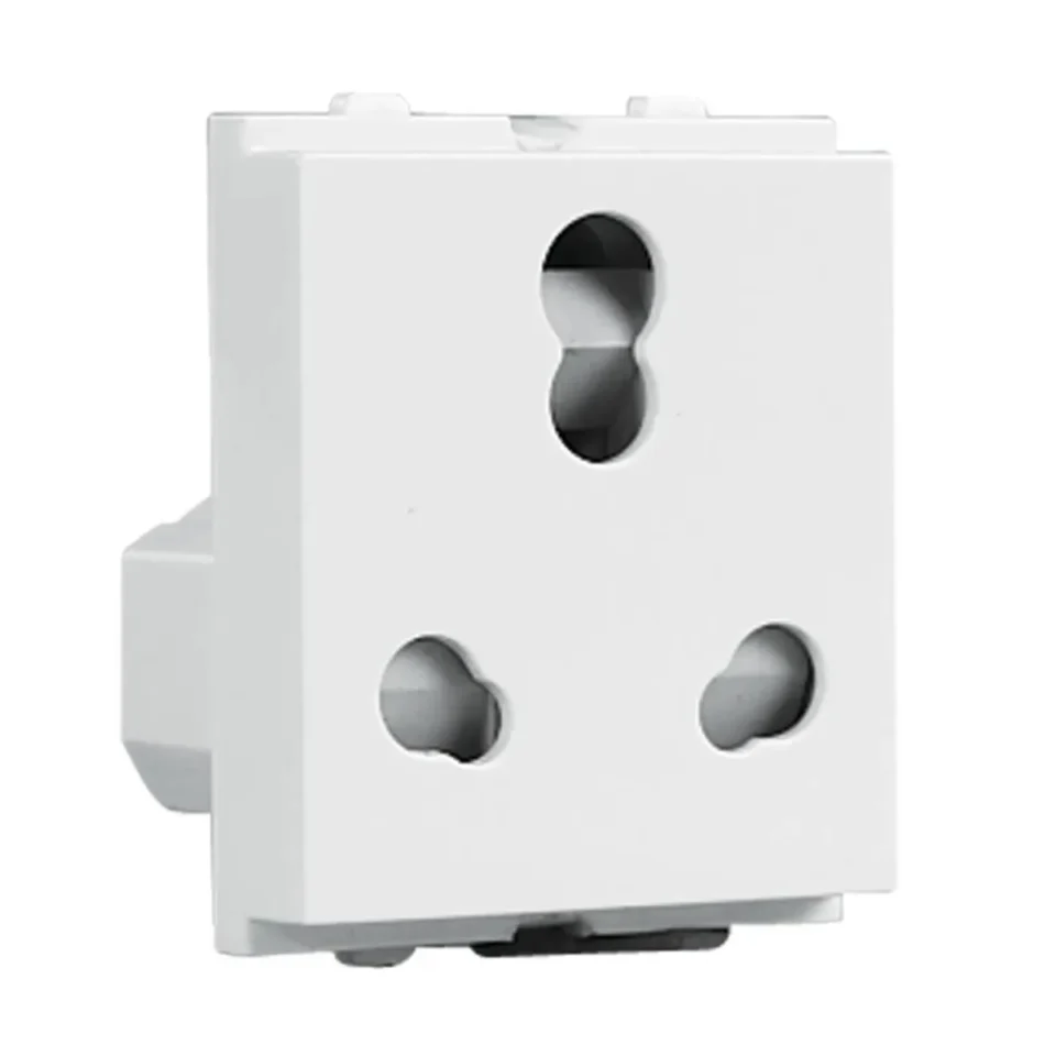 6 A - 16 A 3 Pin Combined Shuttered Socket