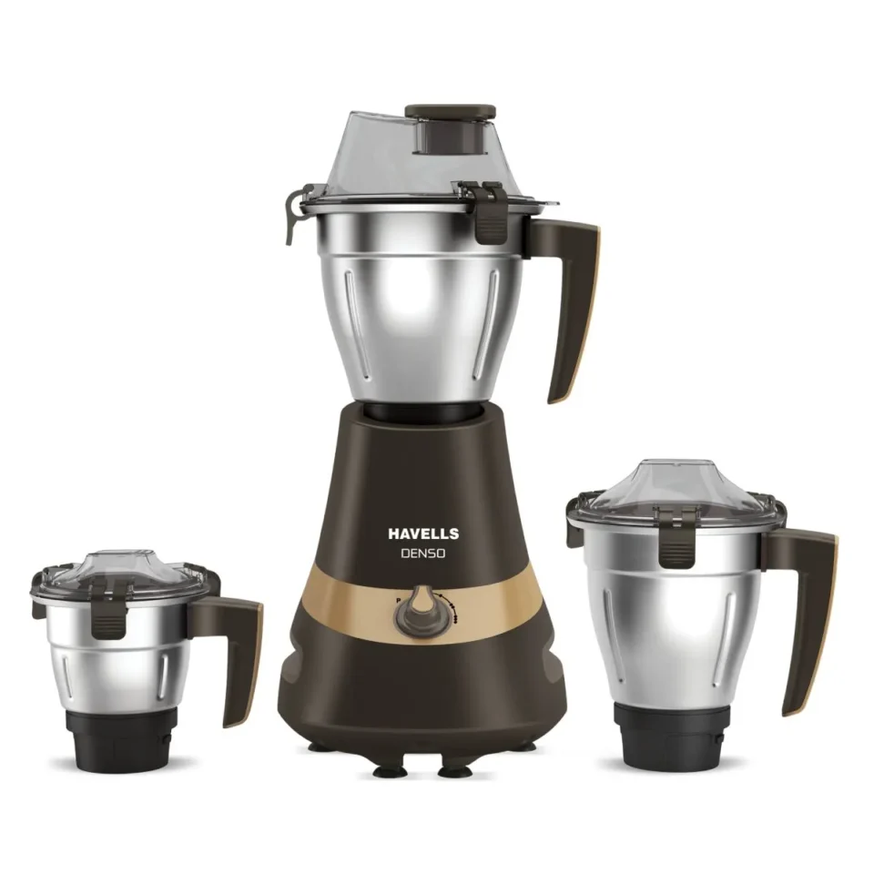 Denso 900 W Mixer Grinder Dark Brown 3 Jar