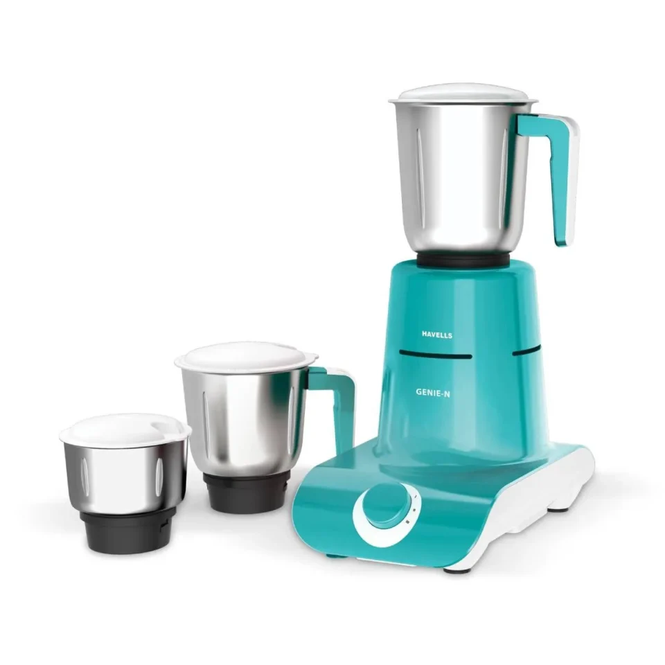 Genie N 500 W Mixer Grinder Green 3 Jar