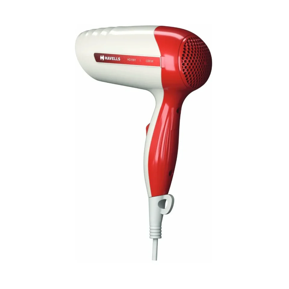 HD1901 Hair Dryer 1200 W, White & Red
