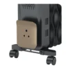 Hestio 13 Wave Fins Oil Filled Room Heater 2900 W Black
