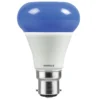 LED Rojo 7 W B22 Blue Lamp