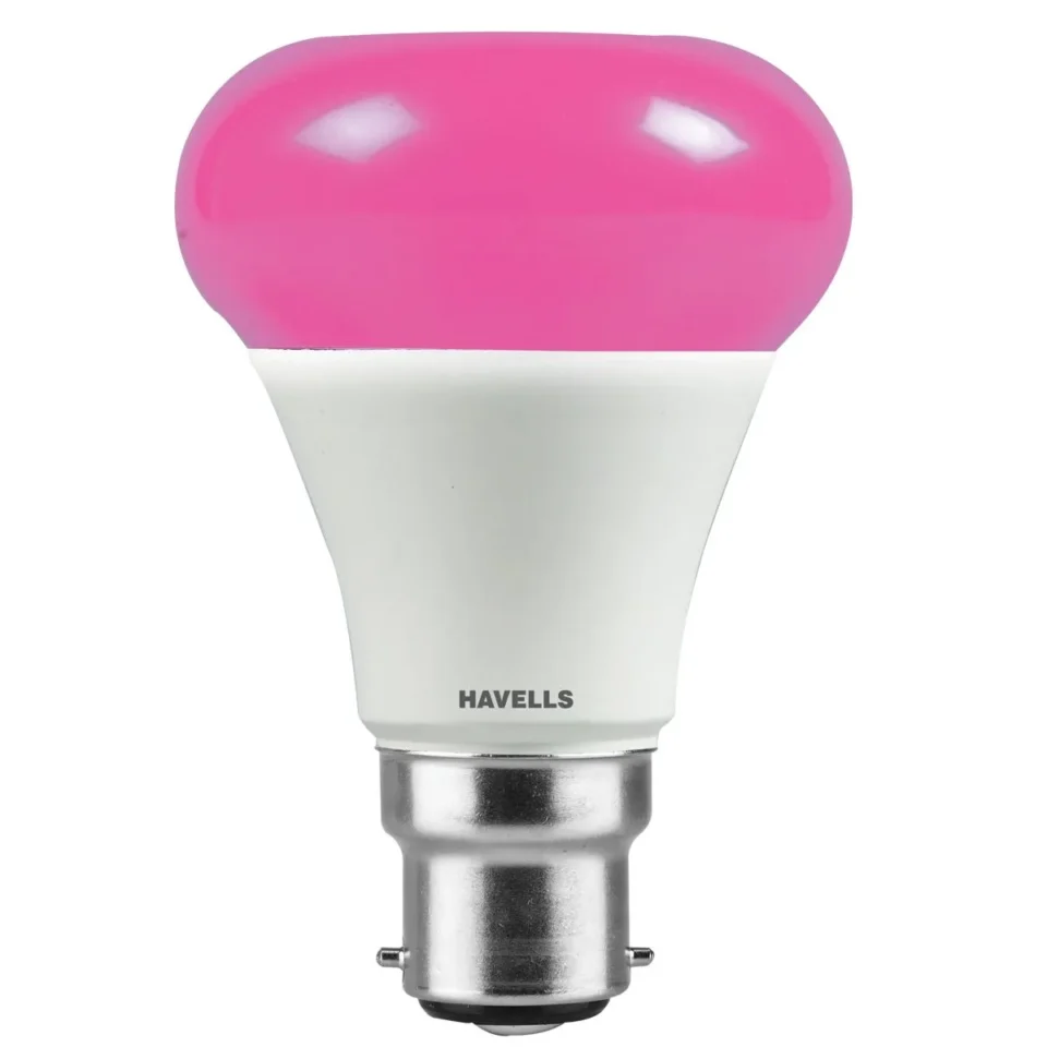 LED Rojo 7 W B22 Pink Lamp