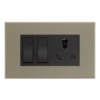4 M Combined Plate Magnus Matt Gold