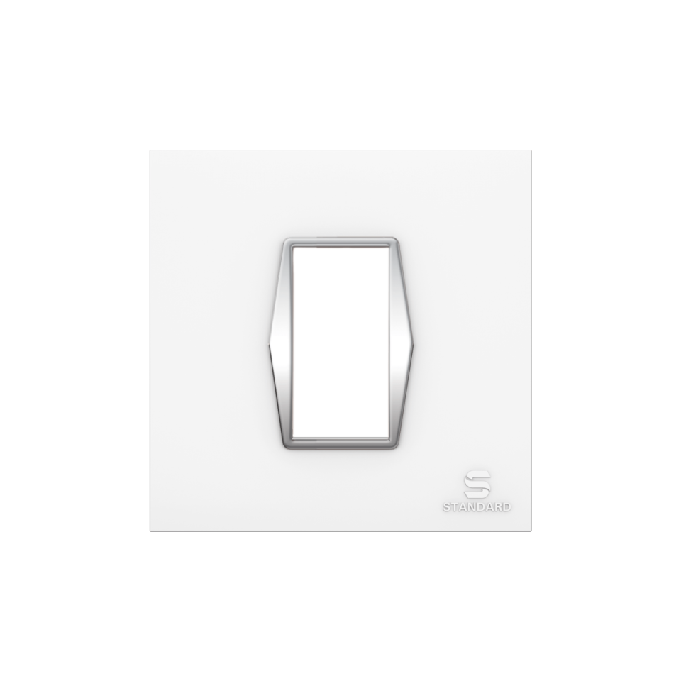 1 M Front Plate Zoe Chrome
