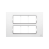 12 M Front Plate Zoe Chrome