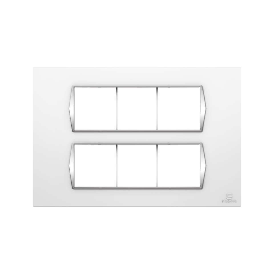 12 M Front Plate Zoe Chrome