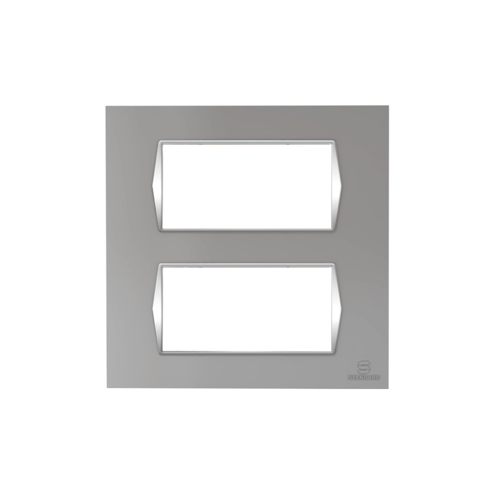 8 M (Square) Outer Plate Zoe Chrome