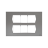 12 M Outer Plate Zoe Chrome