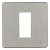 1 M Radiant Grey Cover Plate