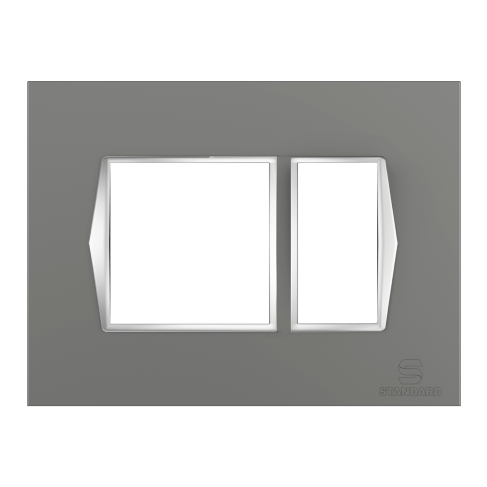 3 M Outer Plate Zoe Chrome