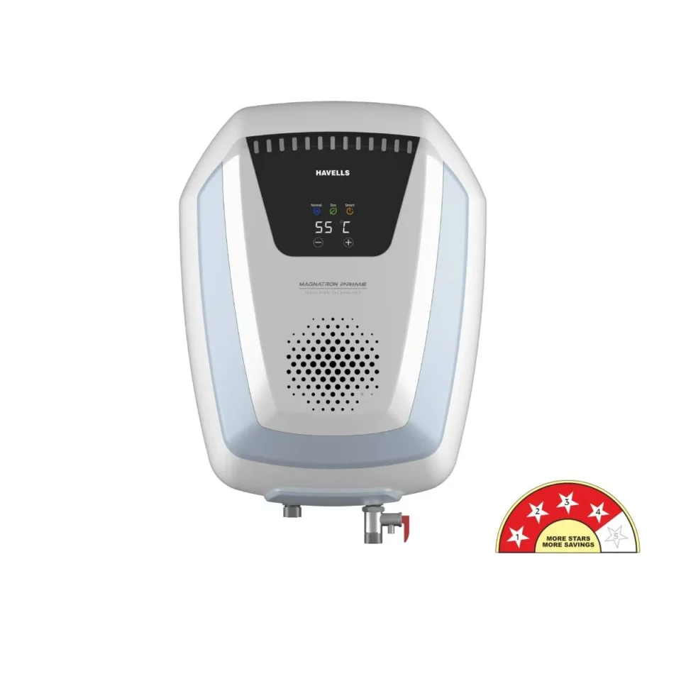 Magnatron Prime Storage Water Heater (Geyser) 15 L White Blue