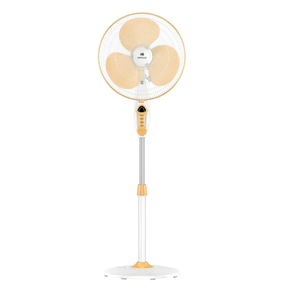Sprint Pedestal Fan 400 mm (White Yellow)