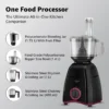 Unity 750 W Mixer Grinder Black 750 W, 4 Jar