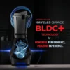 Grace Plus BLDC 800 W Mixer Grinder Black 800 W, 3 Jar