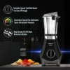 Grace Plus BLDC 800 W Mixer Grinder Black 800 W, 3 Jar