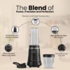 Nutri Power Blender 350 W Mixer Grinder Black 350 W, 2 Jar