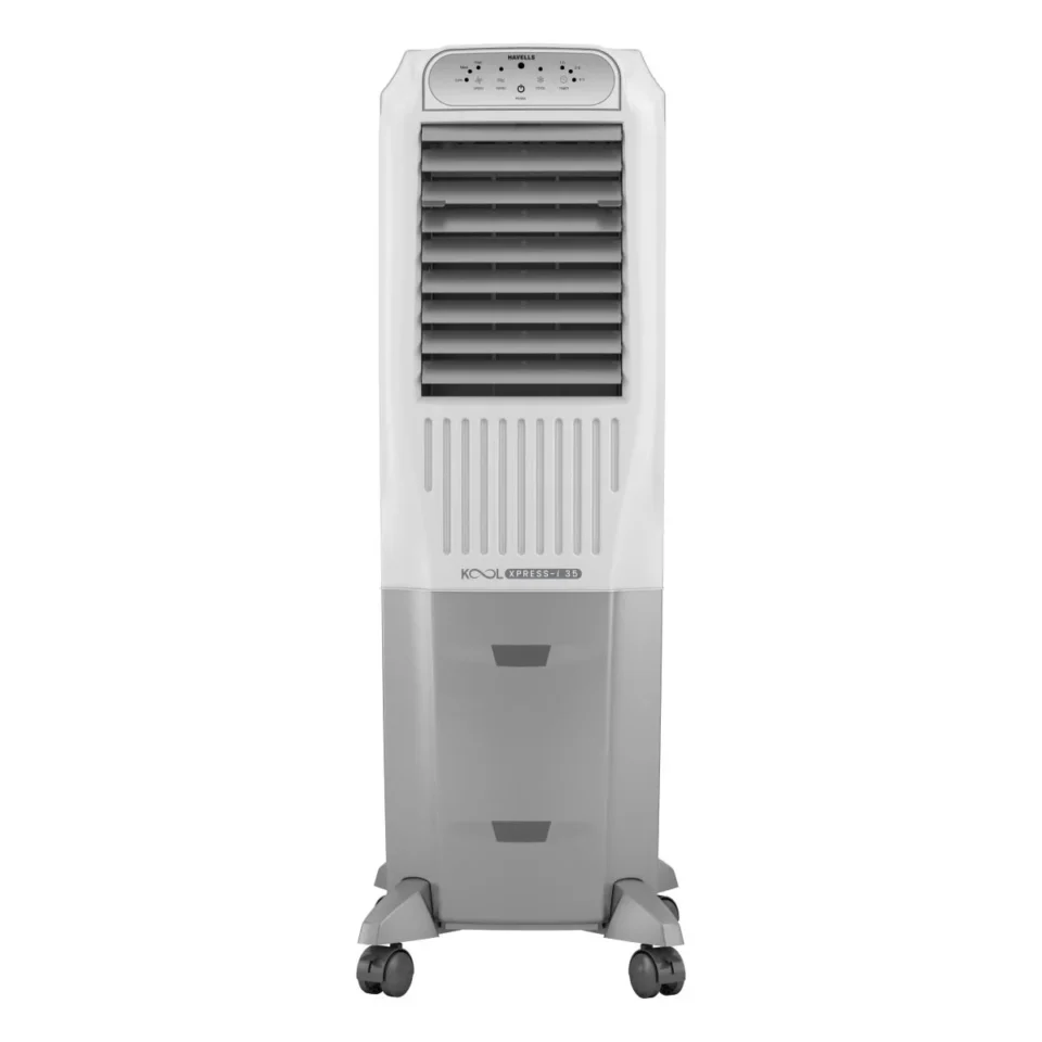 KoolXpress-i 35 L Tower Air Cooler - 35 L White Grey
