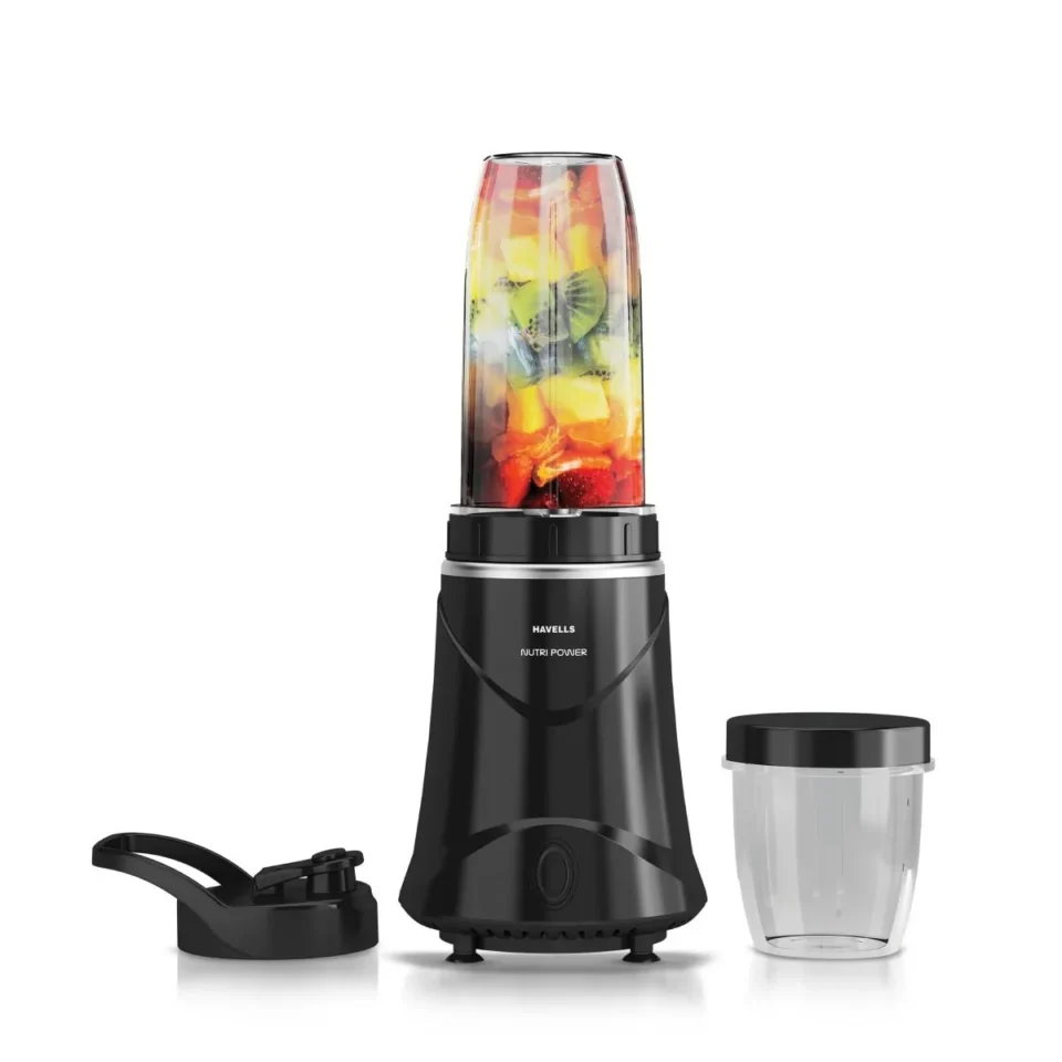 Nutri Power Blender 350 W Mixer Grinder Black 350 W, 2 Jar