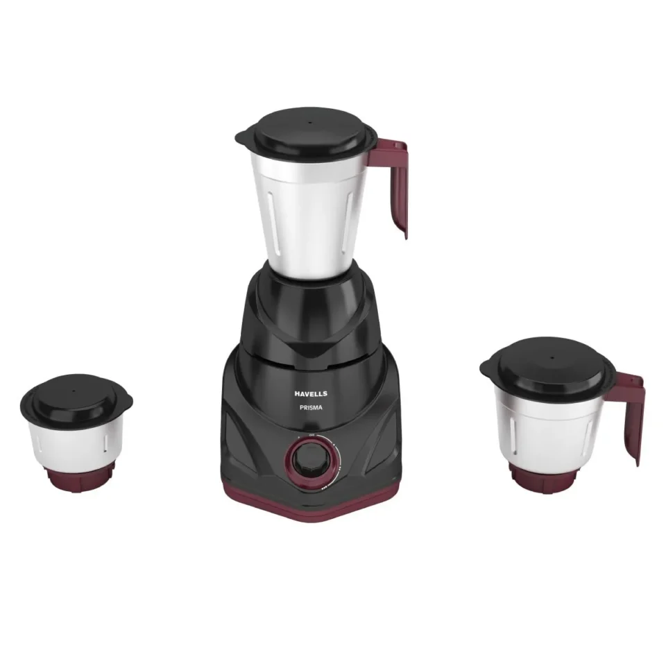 Prisma 750 W Mixer Grinder Black 750 W, 3 Jar