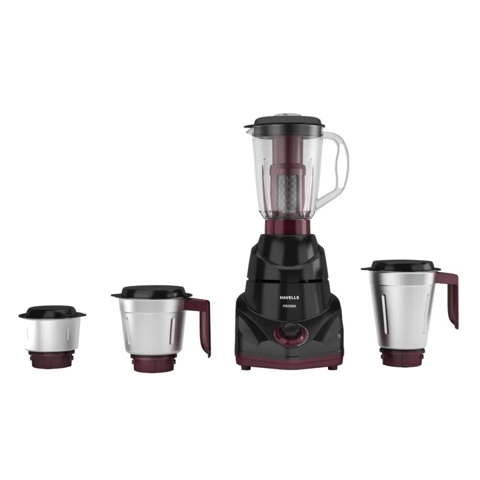 Prisma 750 W Mixer Grinder Black 750 W, 4 Jar
