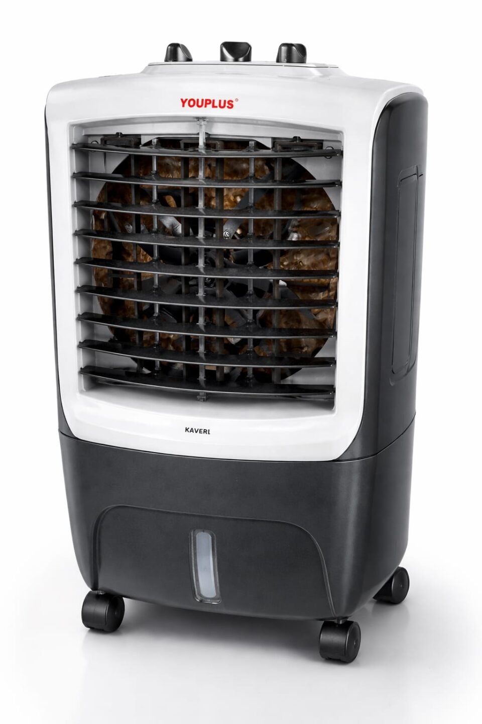 A1 - YOUPLUS KAVERI Desert Air Cooler for Home | 50L Large Water Tank | Powerful Air Throw | Honeycomb Cooling Pads | 3 Speed Control | Inverter Compatible | Portable Room Cooler with Wheels