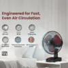 Candy HS Wall Fan 230 mm (Black Red)