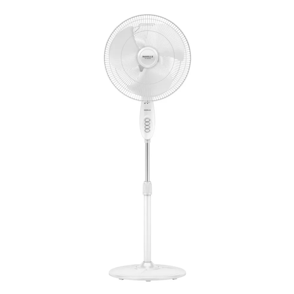 Swing High Speed Pedestal Fan 400 mm (White)